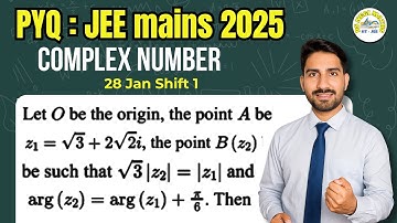 Let O be the origin, the point A be z1=√3 + 2√2i, the point B(z2) be such that √3|z2| = |z1| and