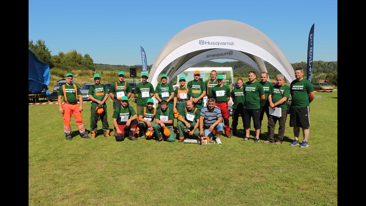 Drevorubač obce Banské 2016