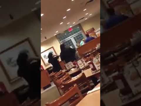 Lesbian Knocked Unconscious When she Attempts to Fight A Man