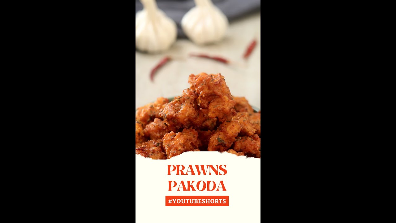 Prawns Pakoda   #Shorts   Sanjeev Kapoor Khazana