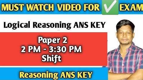 Logical Reasoning todays Answer key Jenpas ug 2022 Paper 2