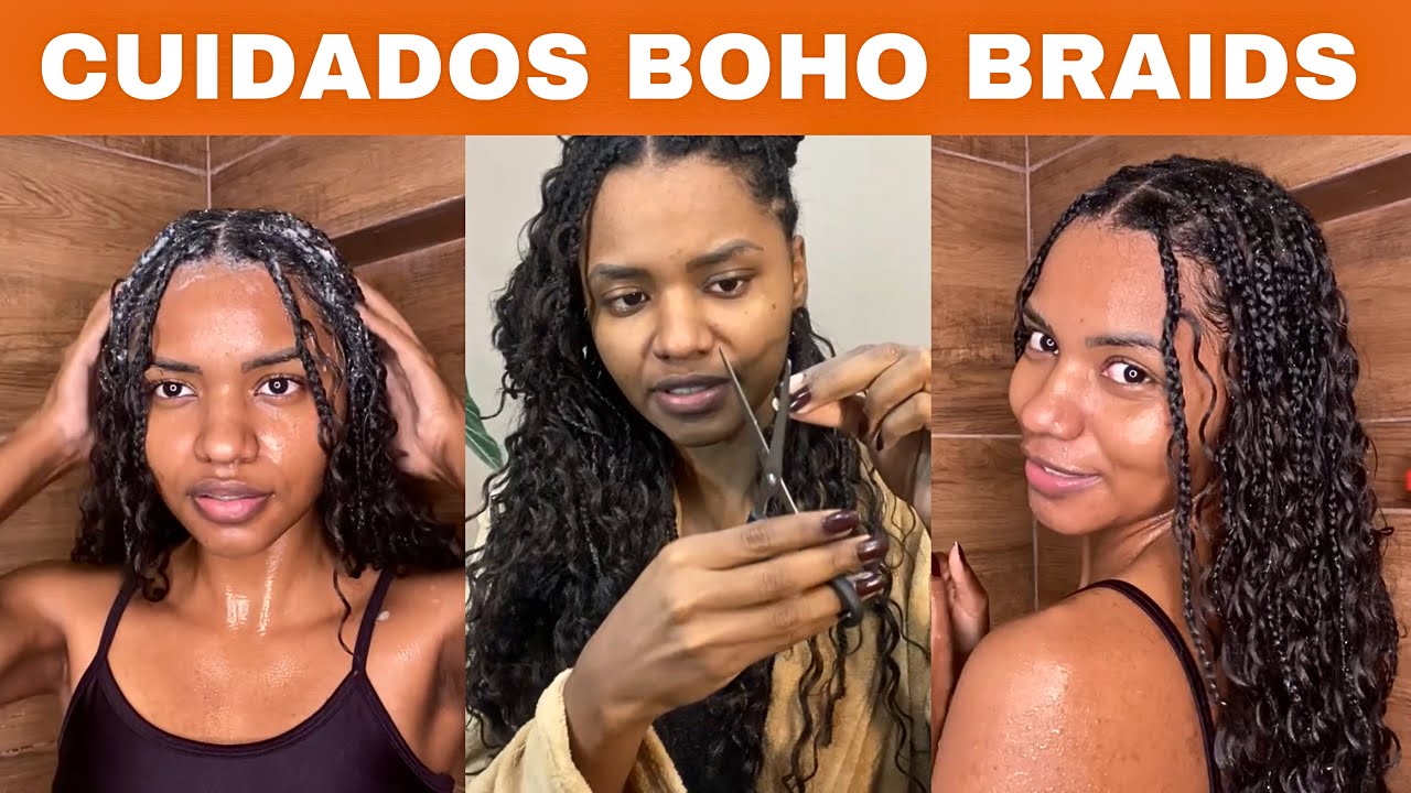 ROTINA CAPILAR COM AS BOHO BRAIDS