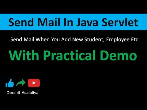 Send Mail In Java Servlet | How To Send Email In Java Servlet