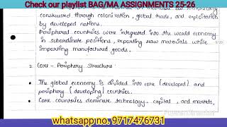 BECC 114 Solved assignment 2025-2026 | BECC 114 Solved handwritten assignment 2025-2026 in English |