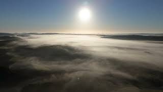 Sonntag Morgen über der Eifel
