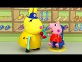 New shoes Peppa Pig TV toys stop motion animation in english