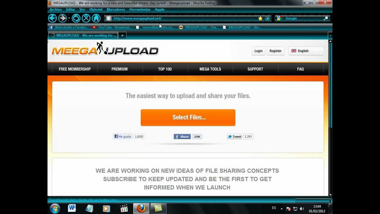 Megaupload Collection File nuevo megaupload 2012 - YouTube