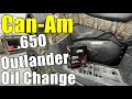 Can-Am 650 Oil Change And Service How To Guide / MAX’S MOTO SHOP