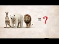 WORLD4ENGINEERS is live! Puzzle Challenge Can You Solve This Animal Weight Riddle? World4Engineers