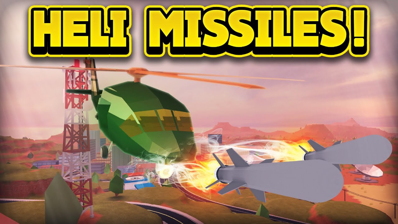 Helicopter Missiles More Next Update Roblox Jailbreak Youtube - roblox jailbreak 99 new missiles update for military helicopter