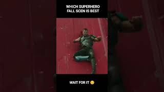 which superhero fall scen is best in mcu | shorts#viralvideo