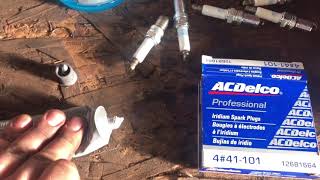 Tune up grand am 3400 spark plugs and wires 3.4L how to vid labor guide spark gap 2004