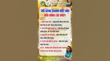 Trà Gừng Chanh Mật Ong – Uống Lúc Nào Là Tốt Nhất Cho Sức Khỏe? | DINH DƯỠNG 24H