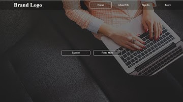 How to Create a Transparent Navbar Using HTML and CSS