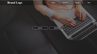 How to Create a Transparent Navbar Using HTML and CSS