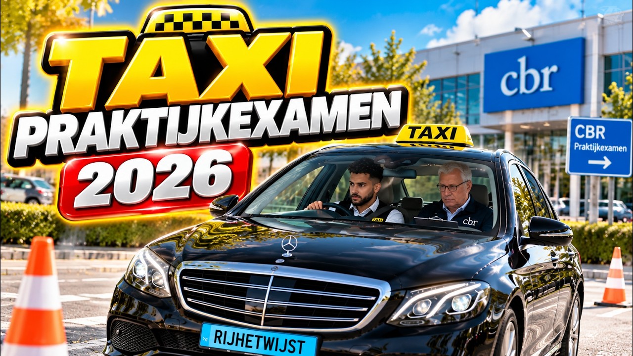 Taxi praktijkexamen: zo werkt het CBR-examen