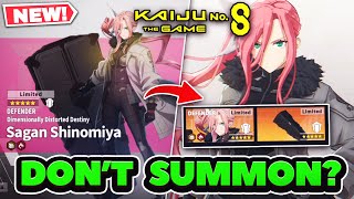 BEFORE YOU SUMMON! IS NEW 5* SAGAN WORTH IT? GAMEPLAY! | Kaiju No. 8 The Game