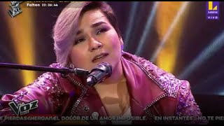 Video thumbnail of "Marcela Navarro dejó sin palabras a Guillermo Dávila al cantar "Mi soledad y yo" - La Voz Perú"