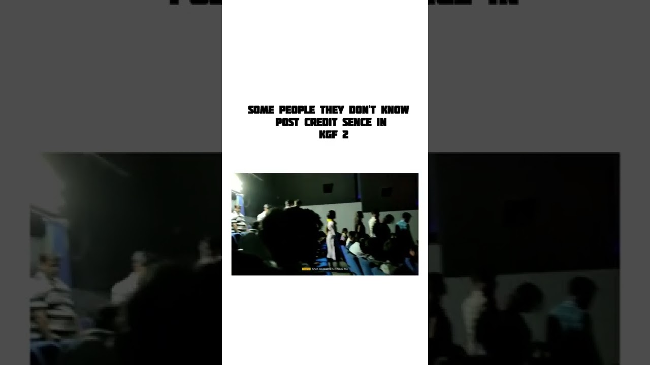 KGF chapter 2 post Credit Sence | 