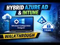 Windows Configuration Designer Walkthrough | Hybrid Azure AD Join &amp; Intune Enrollment