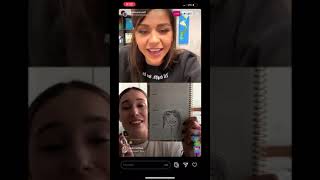 andrea russett and kristen mcatee instagram live (april 13th, 2020)