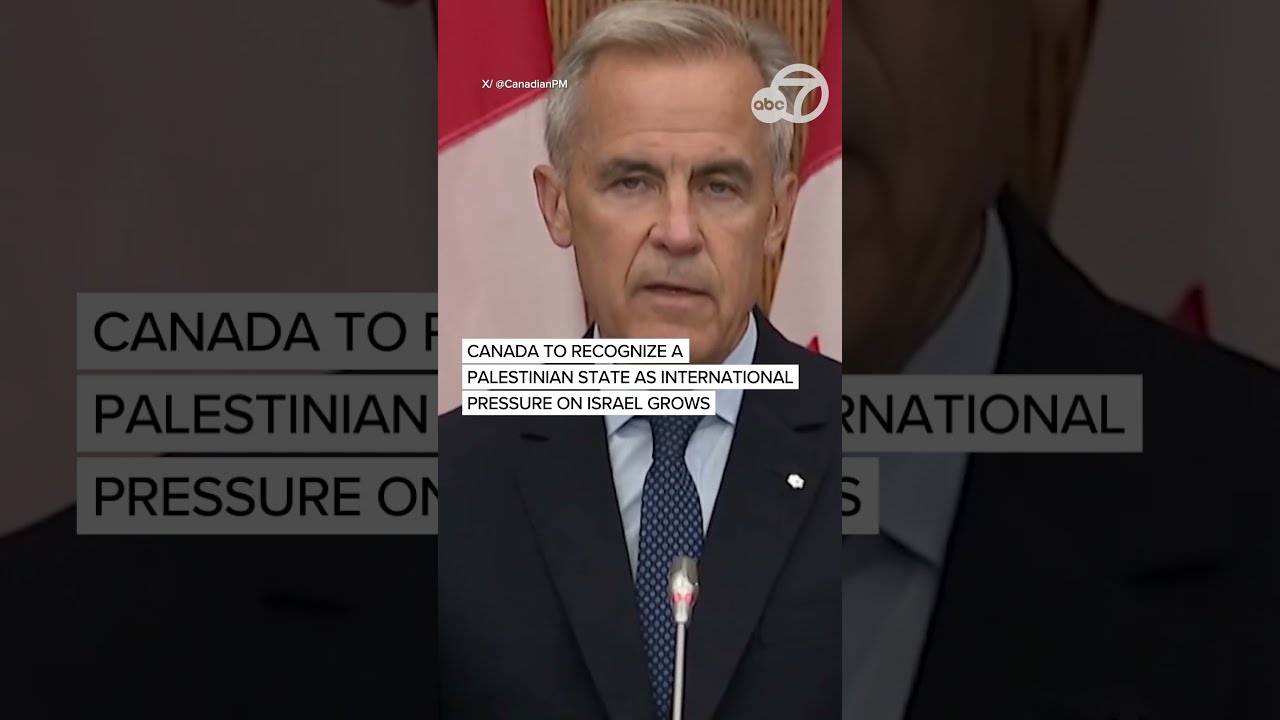 Canada To Recognize A Palestinian State As International Pressure On Israel Grows