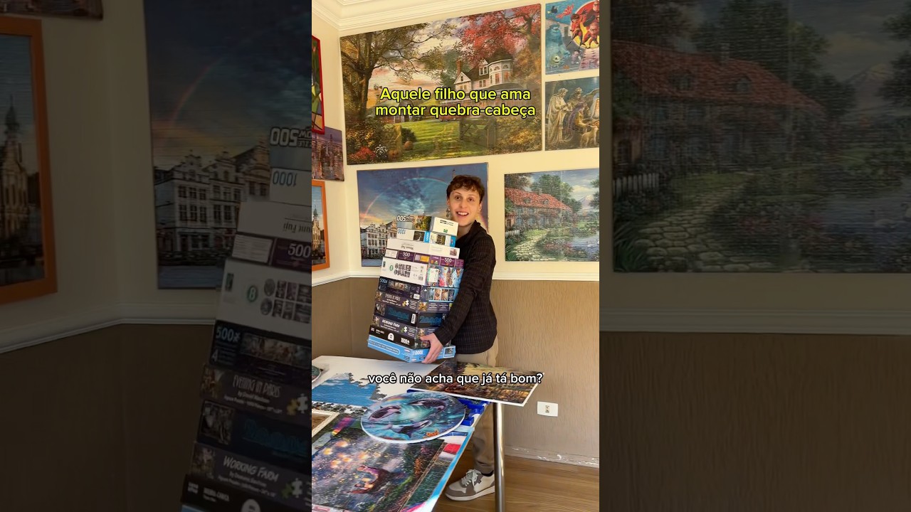 Manda pro amigo que monta quebra-cabeça kkkk 😂 