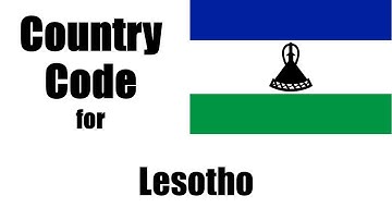 Lesotho Dialing Code - Basotho Country Code - Telephone Area Codes in Lesotho