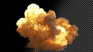 Huge Explosion Stock Motion Graphics