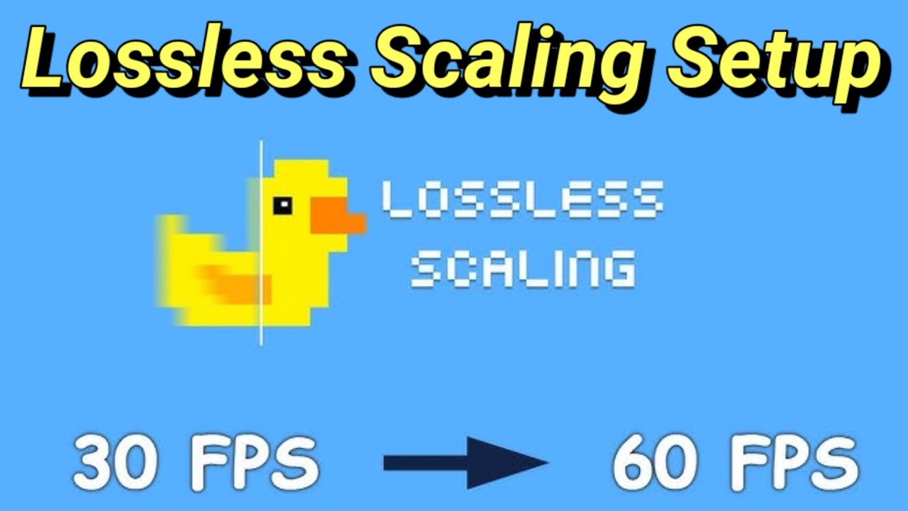 Scaling Test Setup Lossless Scaling Setup/Guide | Frame Generation & Upscaling for any ...