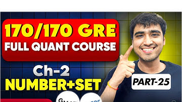 Ch:2 Pt-25 | GRE Test & GMAT 2024 Prep | Real GRE Exam Questions for a Perfect 170 in GRE Quant