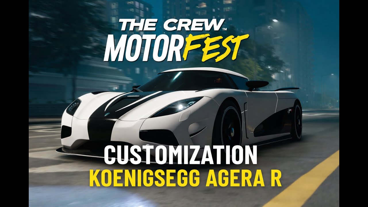 The Crew Motorfest koenigsegg agera r customization
