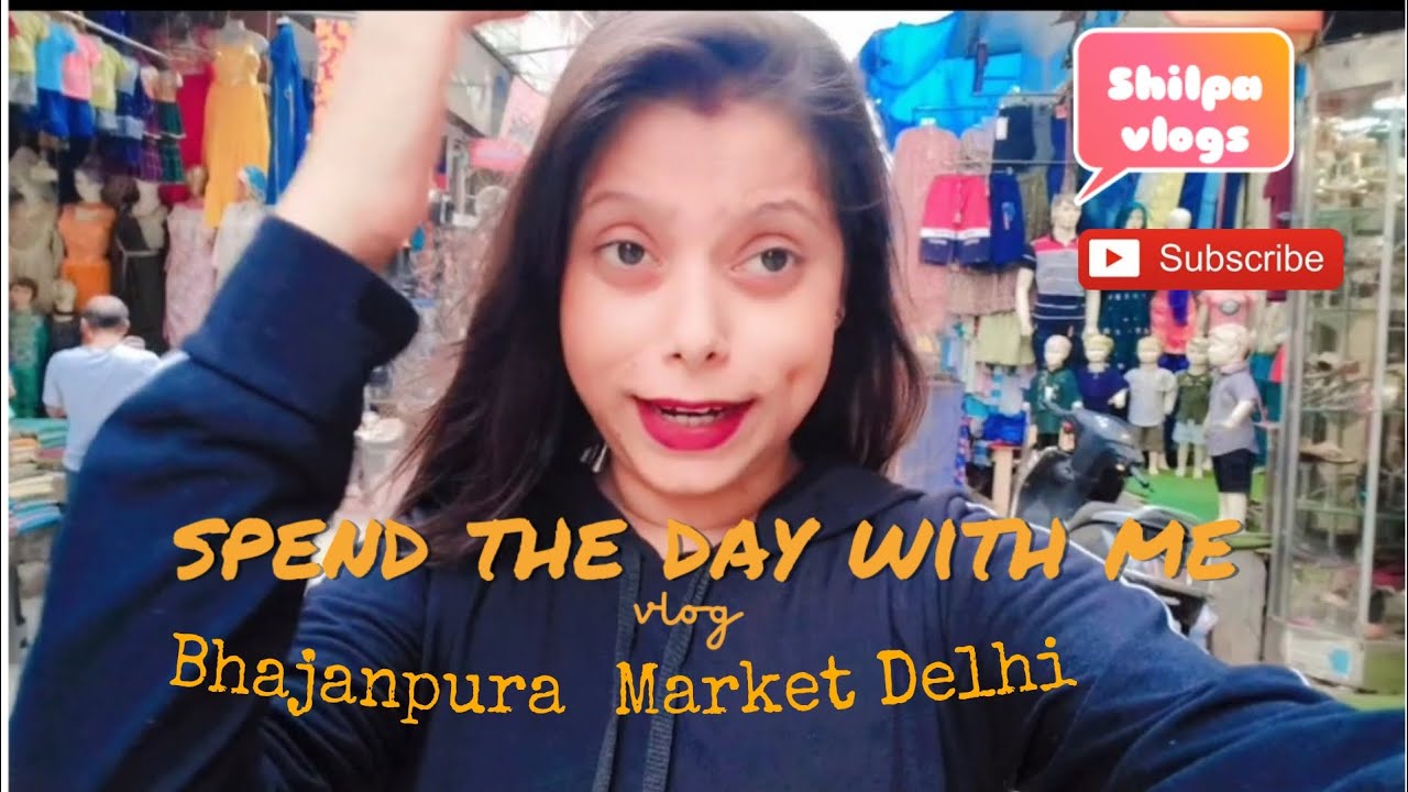 Bhajanpura Market Delhi ☺️! Delhi !spend The Day with me ☺️! vlog