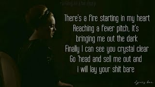 Adele - Rolling In The Deep Lyrics