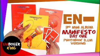 ENHYPEN 엔하이픈 || MANIFESTO: DAY 1 || PHOTOBOOK VERSIONS || KPOP ALBUM UNBOXING