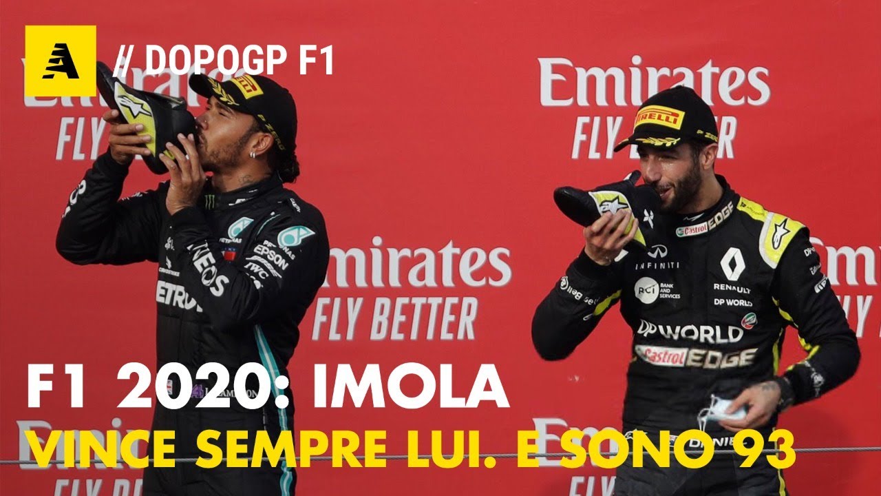 DOPOGP F1 2020 Imola VINCE Sempre Hamilton Mercedes Campione 