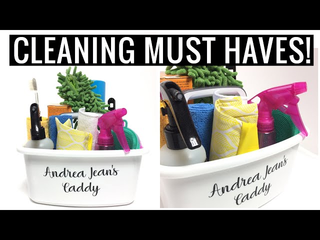 How to Stock & Organize Your Cleaning Caddy - andchristina