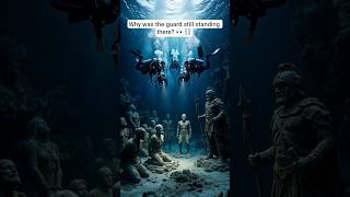 Prisoners Frozen in Time…  underwater 🌊⛓️💀 #prison #underwater #mystery m #statues #shorts #scary