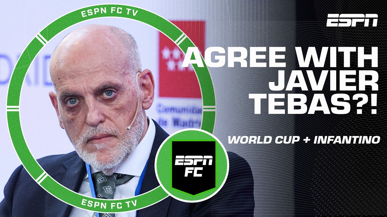 Javier Tebas SOUNDED OFF on World Cup expansion, Infantino's future & hydration breaks 🗣️ | ESPN FC
