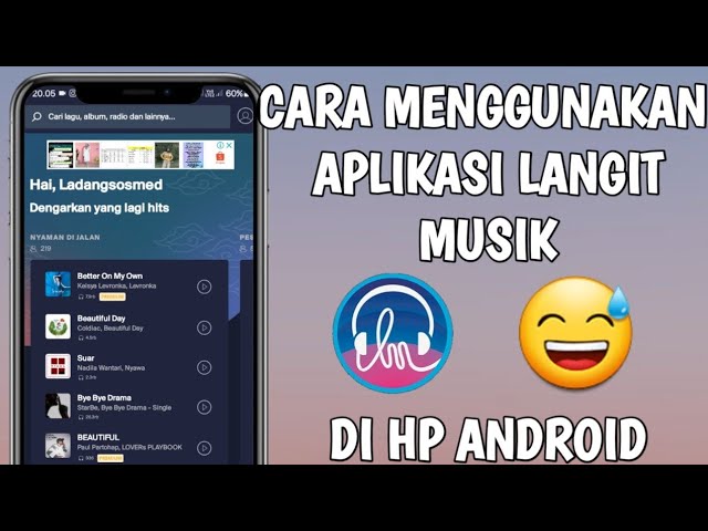 Cara Menggunakan Aplikasi Langit Musik di Android class=