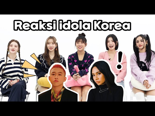 Reaksi pertama kali idola Korea terhadap MV Penyanyi Indonesia (feat. X:IN) class=