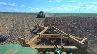 Plowing corn ground