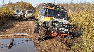 Patrol и Uaz на 42-х тракторах против Уазов на 36-х тракторах