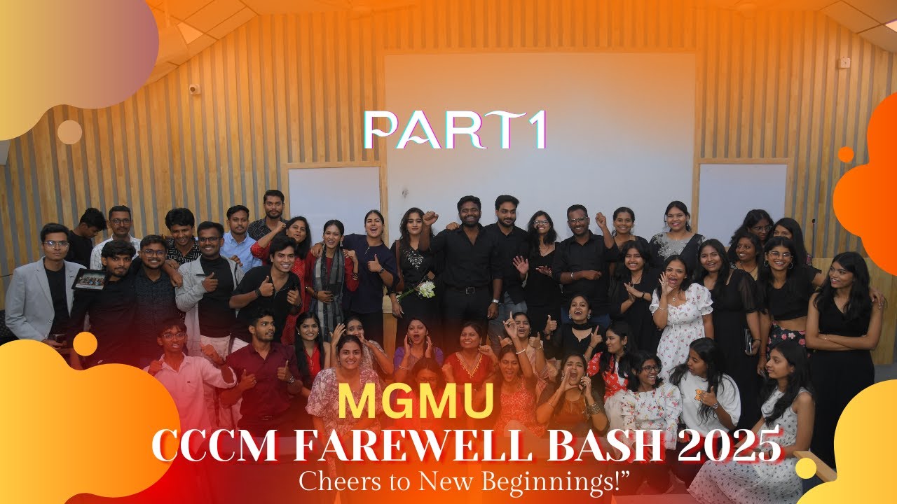 “CCCM Farewell Bash 2025 🎊 | Cheers to New Beginnings! (PART1) - YouTube