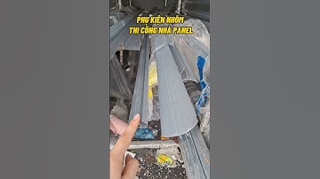 Phụ kiện nhôm làm nhà panel #panelcachnhiet #phukiennhom #paneleps #nhalapheppanel #nhalapgheppanel