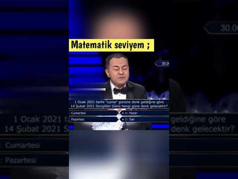 kim milyoner olmak ister matematik seviyem