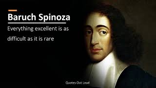Baruch Spinoza - Quotes (Audio) Top 10 Baruch Spinoza Quotes Gracious Quotes