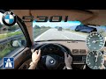 BMW E39 530I 231HP POV DRIVE ON GERMAN AUTOBAHN NO LIMIT (4K TEST DRIVE)