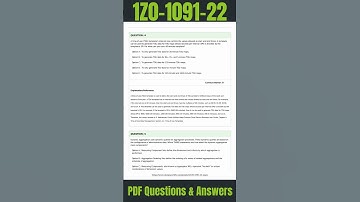 Oracle Utilities Meter Solution Cloud Service 2022 Implementation Professional | 1Z0-1091-22 Exam
