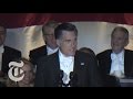 Election 2012 | Romney Laughs It Up at Al Smith Dinner | The New York Times